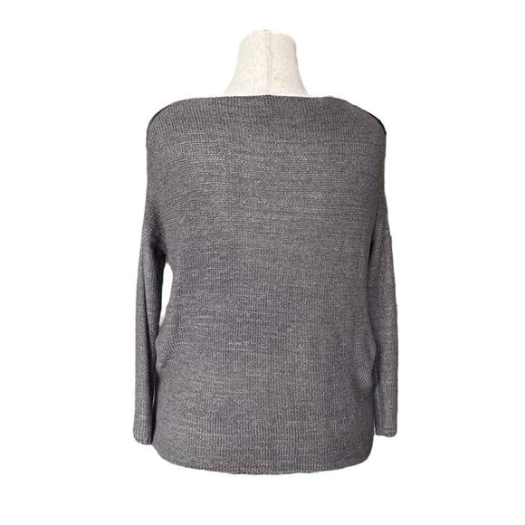 Daytrip Cold Shoulder Sweater Charcoal Gray, Women’s XS - Picture 4 of 7